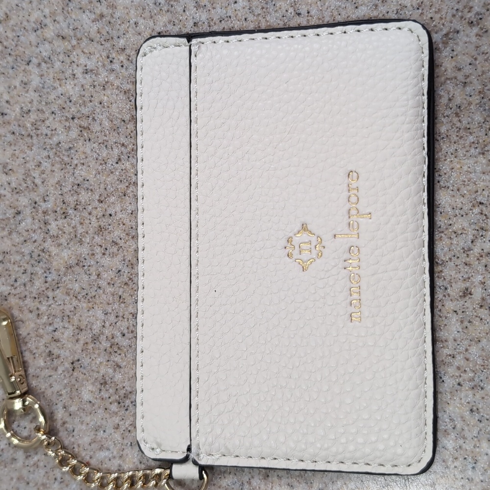 Nanette Lepore Credit Card ID License Wallet Holder Keychain - Picture 3 of 8